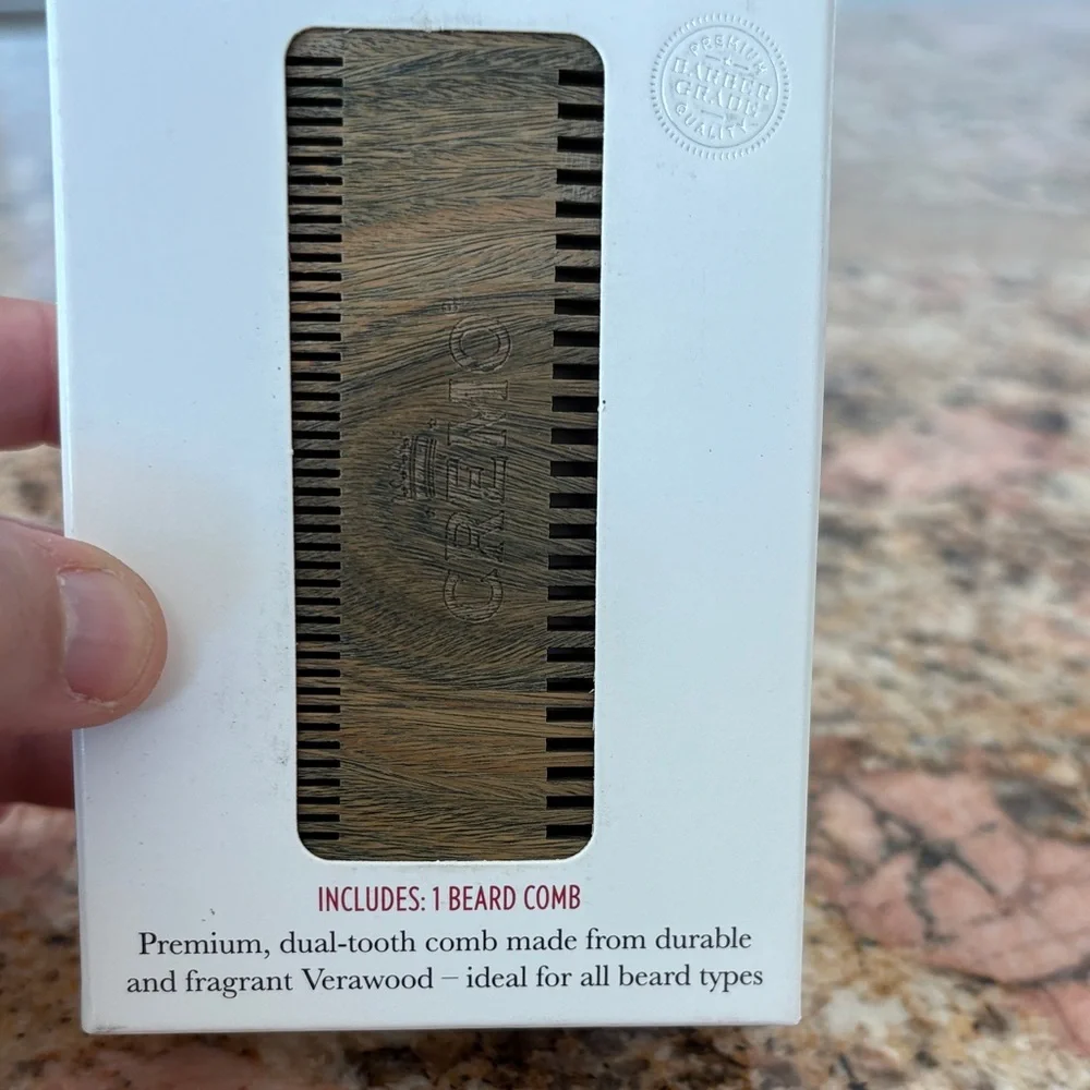 Cremo Solid Wood Beard Comb - Brown
